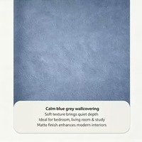 Wallpaper PVC Lepas Pasang Tekstur Lembut Ramah Lingkungan Gulungan Stiker Dinding Dekoratif Modern untuk Latar Belakang TV Dekorasi Ruang Tamu