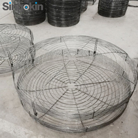 Grille de ventilateur en acier doux à mailles fines, robuste, pour système de ventilation industriel