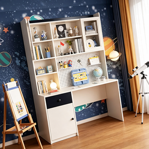 <strong>UK</strong> Design RTA <strong>Computer</strong> <strong>Desk</strong> with Bookshelf E0 Eco Board Multi-functional bulk OfficeFlat Pack for Low Shipping Cost - Product Image 2