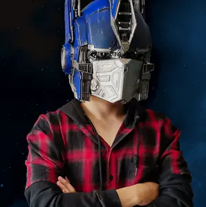 2023 Neuankömmling Realistic Cosplay Human Wearing Kunststoff Roboter helm in Erwachsenen größe