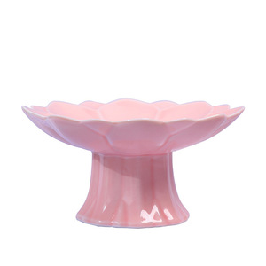 Plato de Cerámica Estilo Chino con Forma de Flor, Plato de Porcelana para Frutas, Plato para Aperitivos, Nuevo Diseño Chino - Product Image 5
