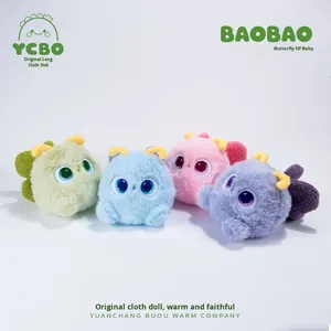 X peluche mariposa elfo juguete Animal relleno con alas de mariposa coloridas regalo de Navidad suave ojos grandes mariposa elfo muñeca - Product Image 5