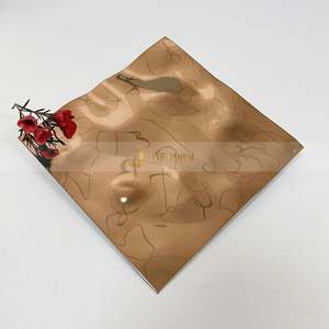 201 304 PVD Stainless Steel <b>Sheet</b> Water Ripple Stamped Metal Cladding Decoration Plate Easy Bending Cutting Welding Custom - Product Image 3