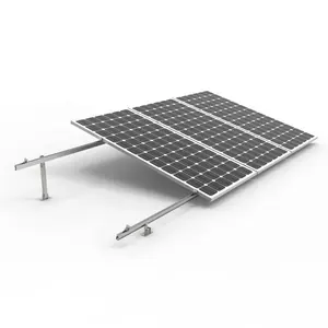 Aluminium Zonnepaneel Dakconstructie Systeem Solar Pv Mount Beugel Installatie Verstelbare Tilt Mount Pv Paneel Montagebeugel