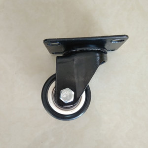 PVC Swivel Stahl Platte Caster Räder, Möbel Rollen - Product Image 4