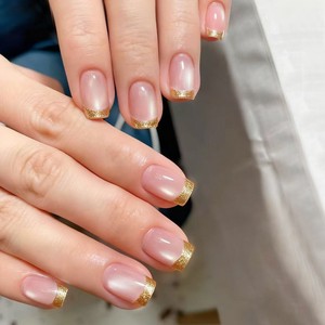 <span class=keywords><strong>Ongles</strong></span> artificiels de luxe 24 pièces, rouge œil de chat français, à presser, scintillants, magnétiques, réutilisables, forme amande - Product Image 6
