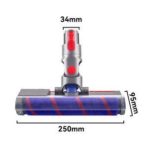 Cepillo Eléctrico para Pisos para Aspiradoras <span class=keywords><strong>Dyson</strong></span> V7 <span class=keywords><strong>V8</strong></span> V10 V11 <span class=keywords><strong>Slim</strong></span> con Luz Verde, Cabezal para Aspirar Alfombras - Product Image 1