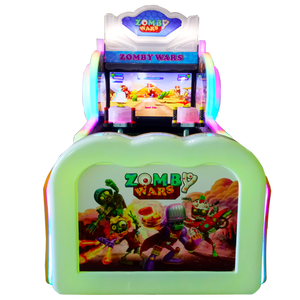 เกมอาเขตวิดีโอแลกตั๋วแบบนั่งเล่น ปืนฉีดน้ำ 2 ผู้เล่น สงครามระบาดของซอมบี้ อุปกรณ์คาเฟ่สำหรับเด็ก สนุกสำหรับครอบครัว - Product Image 2
