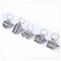 Porte-clés en Alliage de Zinc Marque de Voiture Dessin Animé, Cadeau Publicitaire Promotionnel Impression Numérique Logo Gratuit Hôtel Vierge