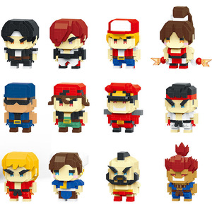 Nuevos bloques Nano caja ciega Street Kid ladrillos dibujos animados juegos de bloques de construcción Kitty Party Favor juguetes niños juguetes W2305 - Product Image 2