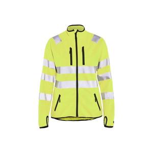BLAKLADER - 492625123300XXXL Women's <b>Hi</b>-<b>Vis</b> <b>Softshell</b> <b>Jacket</b> Yellow - EAN 7330509503027 <b>HI</b>-<b>VIS</b> WORKWEAR - Product Image 1