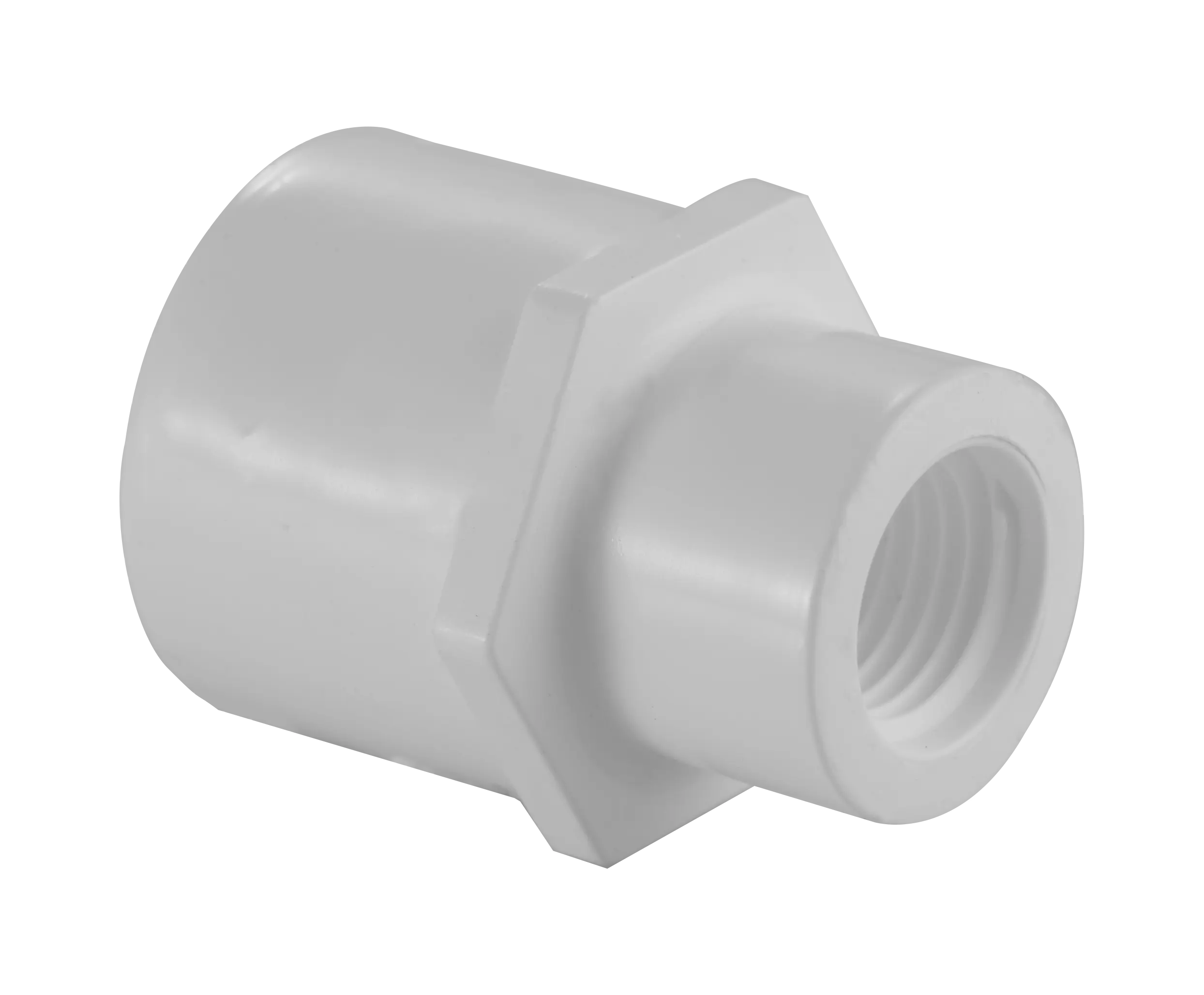 ASTM D2466 PVC SCH40 fittings reducing bushing flush style