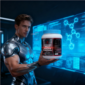 OEM/ODM Bubuk <span class=keywords><strong>Protein</strong></span> Asam Amino Cordyceps Militaris 1kg Non-GMO 19:1 Campuran Susu Kedelai dan Susu Bubur Utuh Dewasa Umur Simpan 2 Tahun Kustom - Product Image 2