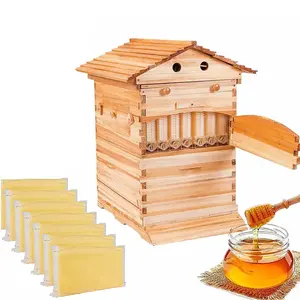 養蜂装置自動蜂箱ミツバチの流れる蜂の家はミツバチのための巣箱を流します