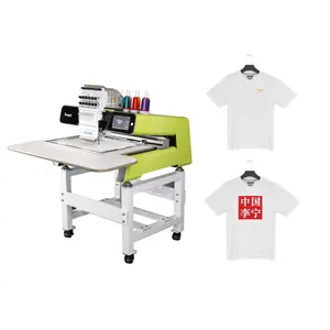 High Speed small single head embroidery machine 15 needles multifunctional computerized t-shirt embroidery sewing machine