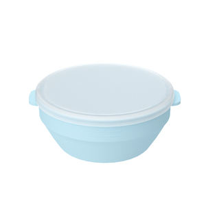 Ensemble de boîtes à lunch réutilisables pour la maison, boîte de rangement alimentaire pliable en silicone avec couvercle, préparation des repas, boîte à lunch - Product Image 6