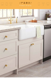 Stainless Steel Round Cabinet Knobs Minimalist Design Durable Kitchen Furniture Handles - Product Image 4