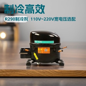 Sikrelan Refrigeration Compressor GQR55U R290 <b>Environment</b> Friendly For Dehumidifier Refrigerator Freezer - Product Image 3