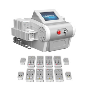 Appareil de beauté professionnel 2-en-1 EMS à 12 plaques, micro-courant et lipolaser 650-980nm pour le remodelage corporel, traitement de la perte de graisse des bras et des jambes - Product Image 4