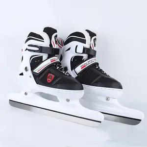 Espessado Térmico Ice Skate Sapatos Velocidade Deslizante Patinação Lâmina De Hóquei No Gelo Calçado Iniciante Adulto Adolescentes Crianças Patins