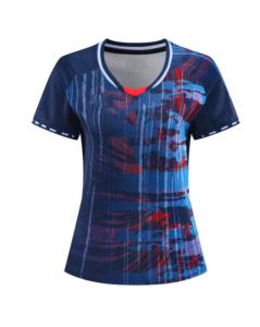 Populaire Hot Selling Polyester Snel Droog Vrouwen Sport Training Top Shirts Meisje Slim Fit Outdoor Workout Pingpong Badminton Tshirt - Product Image 2