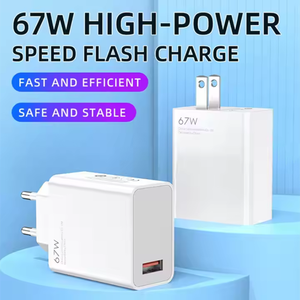 Venta al por mayor EE. UU. Enchufe DE LA UE 33W 67W 120W QC3.0 Adaptador de <span class=keywords><strong>cargador</strong></span> de carga súper rápida Teléfono móvil Tablet <span class=keywords><strong>Cargador</strong></span> de energía USB Universal - Product Image 2