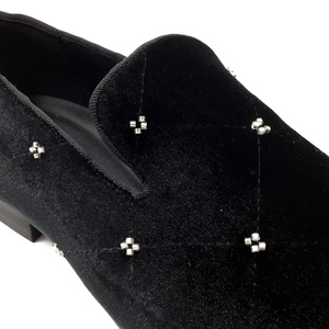 Fashion <b>Drilling</b> Design Italian Handmade High Quality Genuine Leather Suede Custom logo Brand Original Men Dress Shoes&oxford - Product Image 6