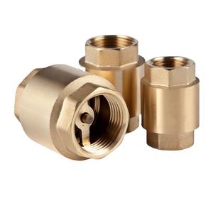 Clapet anti-retour à ressort vertical en laiton à filetage Clapet anti-retour à ressort Clapets anti-retour en cuivre pour compresseurs - Product Image 5