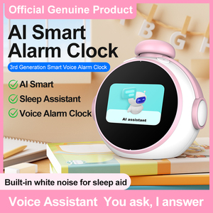 Horloge de table <span class=keywords><strong>numérique</strong></span> intelligente Kid AI Time Manager pour enfants, multifonctionnelle avec commande vocale et alarme, cadeau idéal pour les enfants - Product Image 3