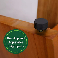 Vente en gros Tabouret de bain spa en bois courbé portable Siège Banc de douche en teck Support de rangement Chaise de maison pour salle de bain Salon