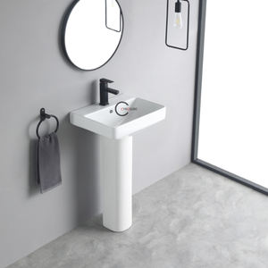 Lavabo Colonne Basique Durable pour Hôtels – Choix Économique - Product Image 1