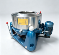 Déshydrateur industriel électrique SS75 avec système de freinage, faible bruit, fonctionnement stable, sécheuse industrielle pour textiles en acier inoxydable 304