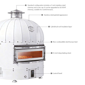 Horno <span class=keywords><strong>de</strong></span> Pizza <span class=keywords><strong>de</strong></span> Alta Calidad Directo <span class=keywords><strong>de</strong></span> Fábrica, Hornos Comerciales Eléctricos para Hornear Pizza con Piedra Refractaria - Product Image 5