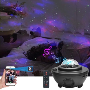 Romántico led altavoz nebulosa cielo estrellado cielo proyector estrella de luz de la noche de proyección con música para bebé - Product Image 4