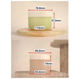 Flacon applicateur double couche en plastique PP de 50-100-200g pour crème de nuit, masque de sommeil <span class=keywords><strong>et</strong></span> boue réparatrice - Product Image 5