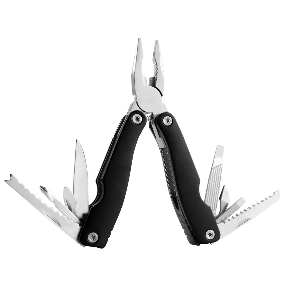 Starke Taschen zange Multi Tool Klapp zange mit Messer Schrauben dreher Camping Survival Multi tool Handwerkzeuge