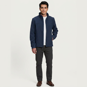 Veste Softshell pour homme en polyester 100% sur mesure en gros, style streetwear, respirante, vêtements de travail pour l'extérieur, vêtements d'hiver - Product Image 1