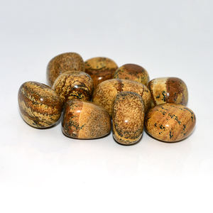 หินแจสเปอร์ทรงกลมแบบธรรมชาติสำหรับตกแต่งบ้านตามหลักฮวงจุ้ยและพื้นที่สไตล์พุทธ - Product Image 4