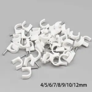 High Quality Circle/Round Nail Cable Clip
