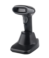 Escáner de código de barras de código QR 2D inalámbrico Compatible con Windows, Apple, computadoras Android Linux y sistemas POS Escáner de código de barras inalámbrico 2,4G