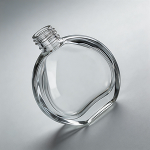 Botellas de Vidrio Redondas y Planas de 50 ml con Gotero, para Esencias Cosméticas y Lociones, Botellas con Gotero Doradas, Botellas Transparentes Negras Personalizadas con Caja de Empaque - Product Image 5