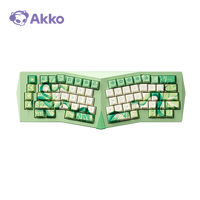 Akko Year of Snake Alice Clavier de mise en page Boîtier en aluminium Clavier mécanique multimode avec repose-poignet en acrylique