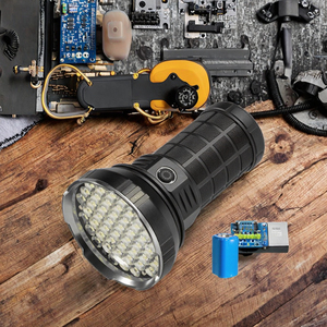 Đèn pin LED sạc lại được, chống nước IP65, độ sáng 1000+ lumen, thân hợp kim nhôm, chùm sáng điều chỉnh được, tầm xa 700-800m, dùng cho cắm trại - Product Image 6