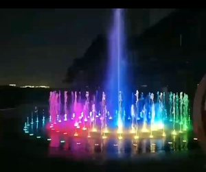 Moderne Outdoor Tuindecoratie Led Licht Roestvrij Staal Water Fontein Vijver Met Aangepaste Grootte Fabriek Ornament Met Verlichting - Product Image 1