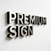 Letras de Acero Inoxidable Cepillado Cortadas con Láser CNC, Letrero Metálico Multitono con Fuente Personalizada para Decoración de Hoteles, Oficinas, Salones y Recepciones
