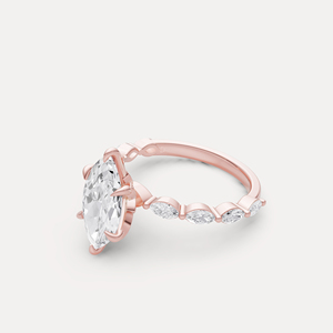 <b>Unique</b> Design Lab Grown Diamond <b>Ring</b> Premium Solitaire <b>Engagement</b> <b>Ring</b> Fine Jewelry for Women Girls Party Use Available For Sale - Product Image 4