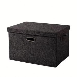 Clothes Storage Bins Desk Organizer Storage <b>Boxes</b> Toy Organizer with Lid - Product Image 3