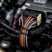 Câble primaire basse tension à un seul conducteur, isolé XLPE, conforme à la norme JASO D611, 120C, AEX Automotive Wire