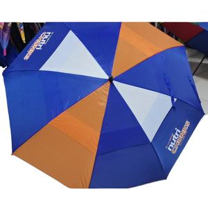 Paraguas de <span class=keywords><strong>Golf</strong></span> de Apertura Automática con Toldo Recto de Fibra de Vidrio Resistente al Viento, Logotipo Personalizado, Regalos Empresariales, Doble Toldo con Ventilación - Product Image 5