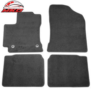Alfombrillas para Toyota Corolla Sedan 14-19, 4 piezas, delanteras y traseras, antideslizantes, de terciopelo, color negro - Product Image 1